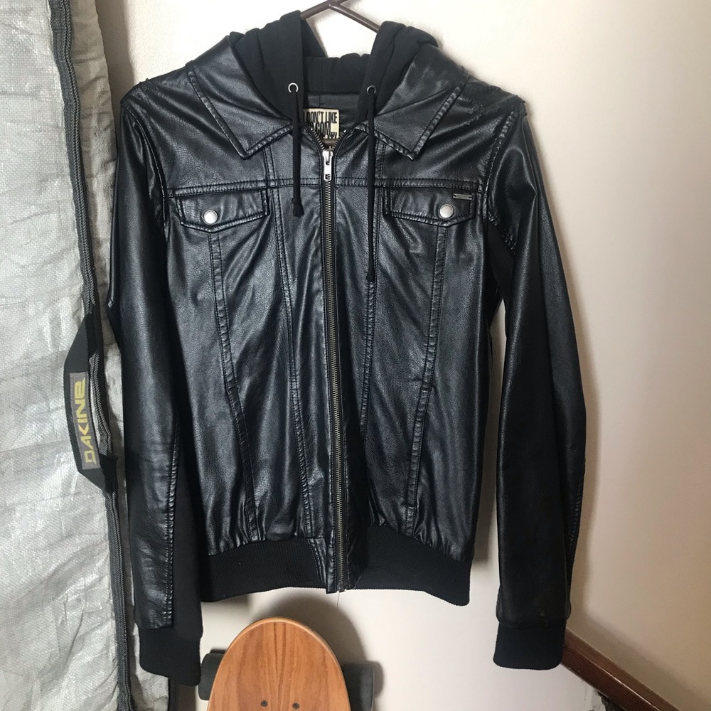 Volcom Faux Leather Jacket